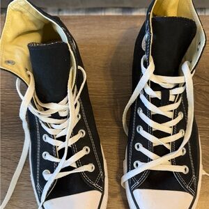 Classic Black High-Top Sneakers